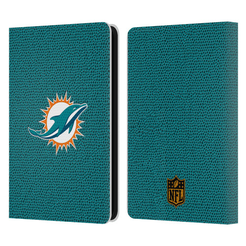 NFL Miami Dolphins Logo Football Leather Book Wallet Case Cover For Amazon Kindle 11th Gen 6in 2022