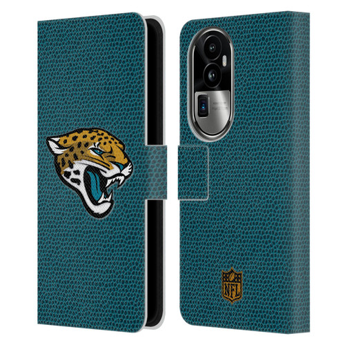 NFL Jacksonville Jaguars Logo Football Leather Book Wallet Case Cover For OPPO Reno10 Pro+