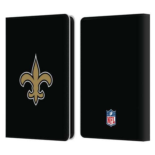 NFL New Orleans Saints Logo Plain Leather Book Wallet Case Cover For Amazon Kindle 11th Gen 6in 2022