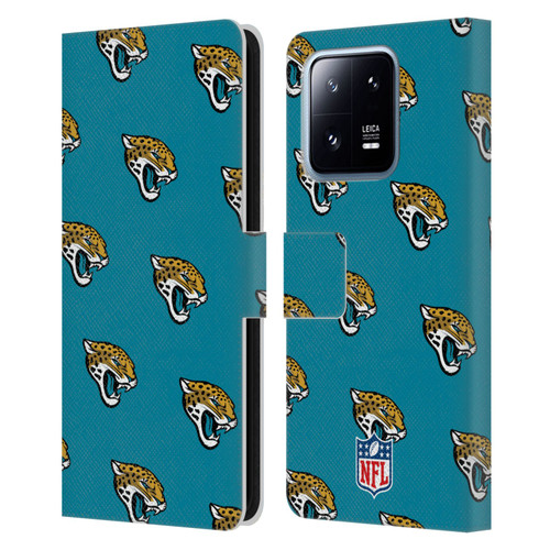 NFL Jacksonville Jaguars Artwork Patterns Leather Book Wallet Case Cover For Xiaomi 13 Pro 5G