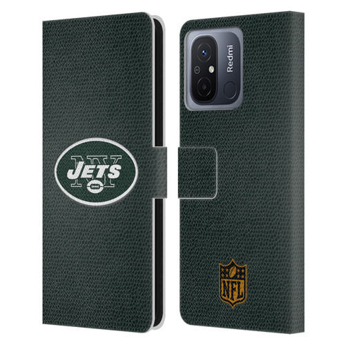 NFL New York Jets Logo Football Leather Book Wallet Case Cover For Xiaomi Redmi 12C
