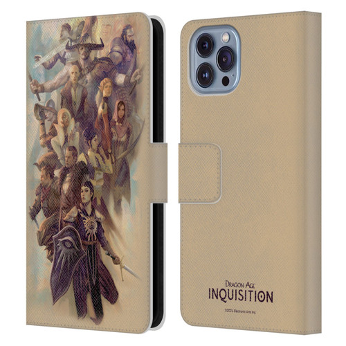 EA Bioware Dragon Age Inquisition Graphics Companions And Advisors Leather Book Wallet Case Cover For Apple iPhone 14