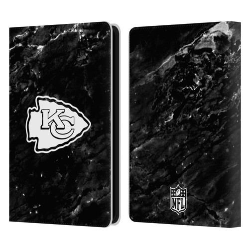NFL Kansas City Chiefs Artwork Marble Leather Book Wallet Case Cover For Amazon Kindle Paperwhite 5 (2021)