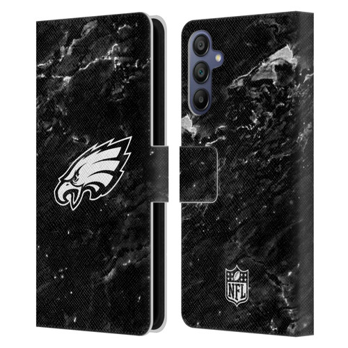 NFL Philadelphia Eagles Artwork Marble Leather Book Wallet Case Cover For Samsung Galaxy A15
