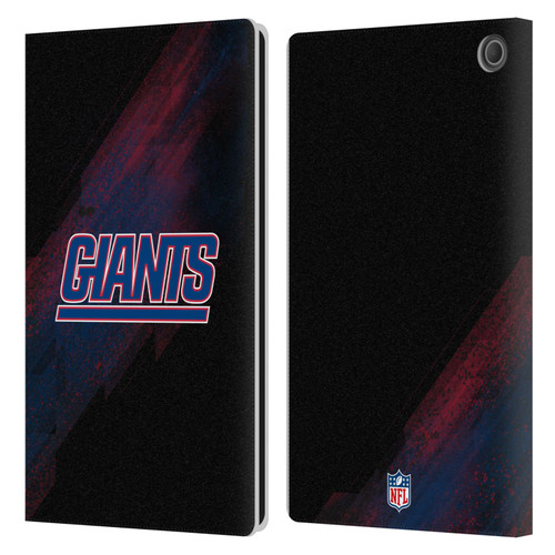 NFL New York Giants Logo Blur Leather Book Wallet Case Cover For Amazon Fire Max 11 2023