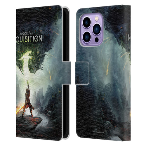 EA Bioware Dragon Age Inquisition Graphics Key Art 2014 Leather Book Wallet Case Cover For Apple iPhone 14 Pro Max