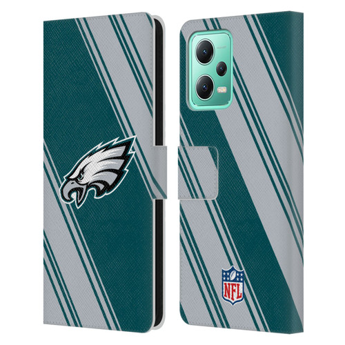 NFL Philadelphia Eagles Artwork Stripes Leather Book Wallet Case Cover For Xiaomi Redmi Note 12 5G