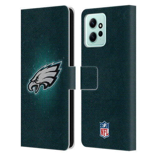 NFL Philadelphia Eagles Artwork LED Leather Book Wallet Case Cover For Xiaomi Redmi 12