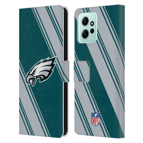 NFL Philadelphia Eagles Artwork Stripes Leather Book Wallet Case Cover For Xiaomi Redmi 12