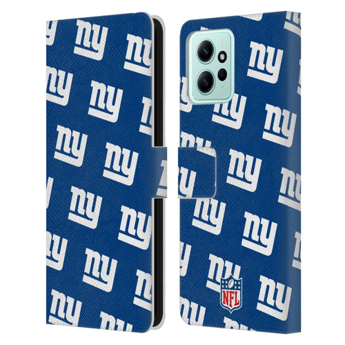 NFL New York Giants Artwork Patterns Leather Book Wallet Case Cover For Xiaomi Redmi 12