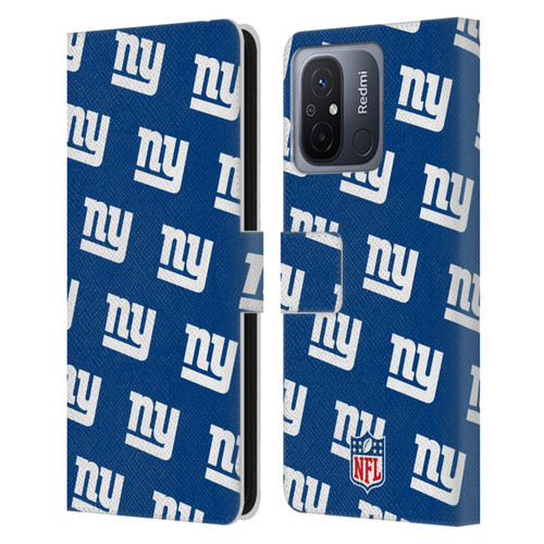 NFL New York Giants Artwork Patterns Leather Book Wallet Case Cover For Xiaomi Redmi 12C