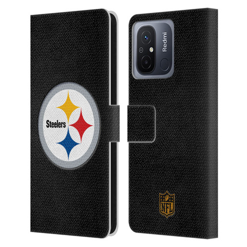 NFL Pittsburgh Steelers Logo Football Leather Book Wallet Case Cover For Xiaomi Redmi 12C