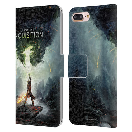 EA Bioware Dragon Age Inquisition Graphics Key Art 2014 Leather Book Wallet Case Cover For Apple iPhone 7 Plus / iPhone 8 Plus