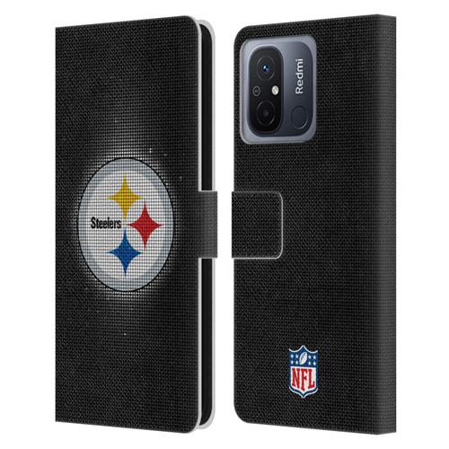 NFL Pittsburgh Steelers Artwork LED Leather Book Wallet Case Cover For Xiaomi Redmi 12C