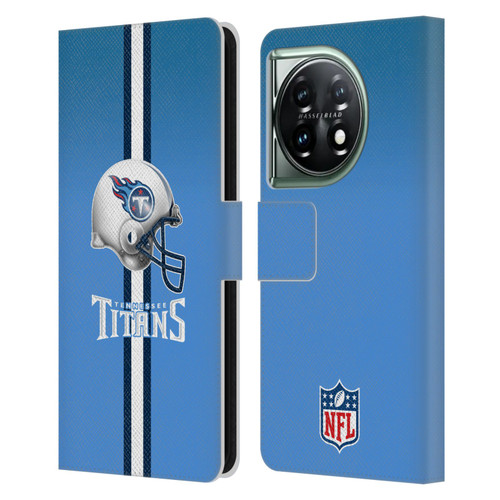 NFL Tennessee Titans Logo Helmet Leather Book Wallet Case Cover For OnePlus 11 5G