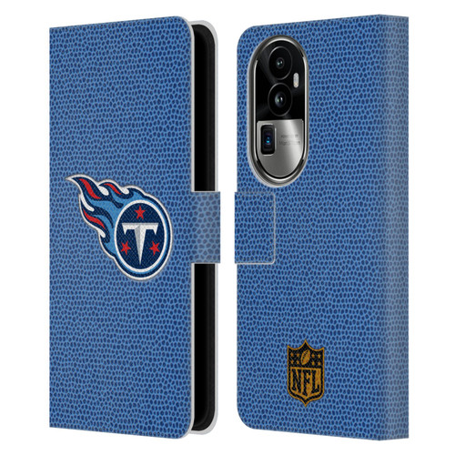 NFL Tennessee Titans Logo Football Leather Book Wallet Case Cover For OPPO Reno10 Pro+
