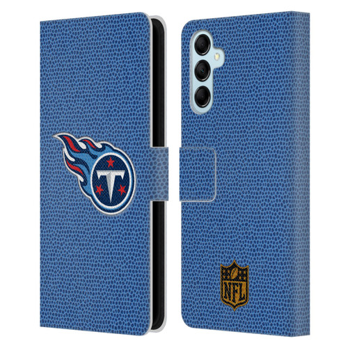 NFL Tennessee Titans Logo Football Leather Book Wallet Case Cover For Samsung Galaxy M14 5G