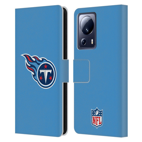 NFL Tennessee Titans Logo Plain Leather Book Wallet Case Cover For Xiaomi 13 Lite 5G