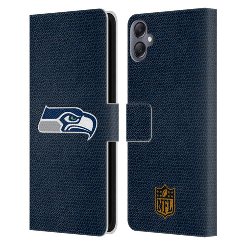 NFL Seattle Seahawks Logo Football Leather Book Wallet Case Cover For Samsung Galaxy A05