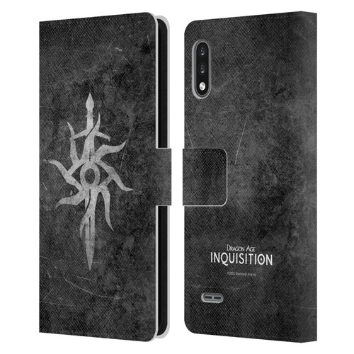 EA Bioware Dragon Age Inquisition Graphics Distressed Symbol Leather Book Wallet Case Cover For LG K22