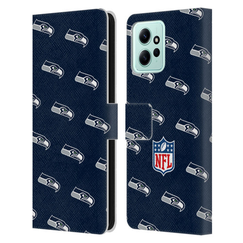 NFL Seattle Seahawks Artwork Patterns Leather Book Wallet Case Cover For Xiaomi Redmi 12
