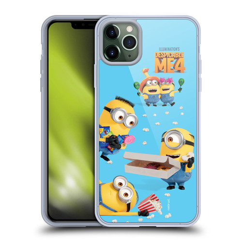 Despicable Me 4 Graphics Funny Minions Soft Gel Case for Apple iPhone 11 Pro Max