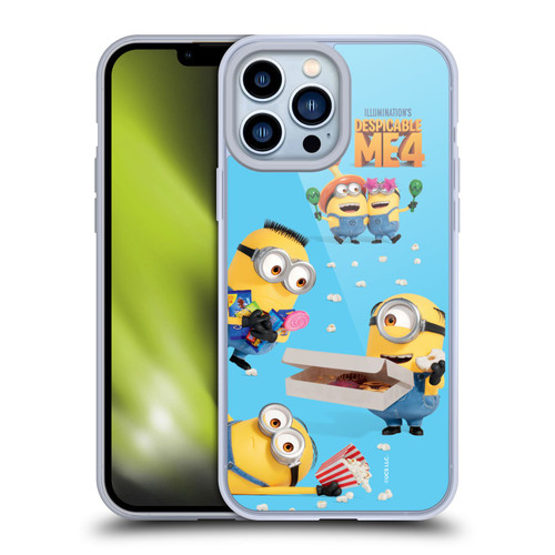 Despicable Me 4 Graphics Funny Minions Soft Gel Case for Apple iPhone 13 Pro Max