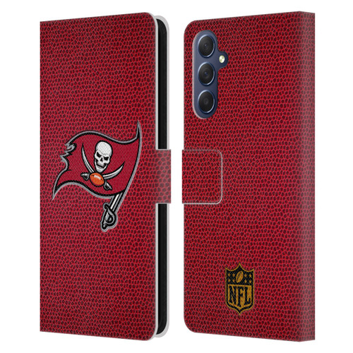 NFL Tampa Bay Buccaneers Logo Football Leather Book Wallet Case Cover For Samsung Galaxy M54 5G