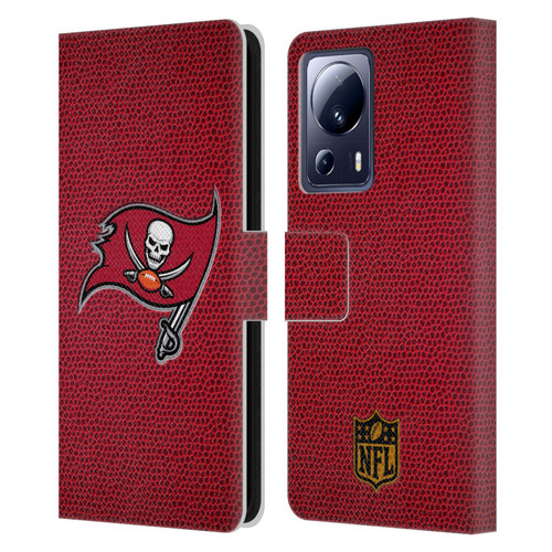 NFL Tampa Bay Buccaneers Logo Football Leather Book Wallet Case Cover For Xiaomi 13 Lite 5G