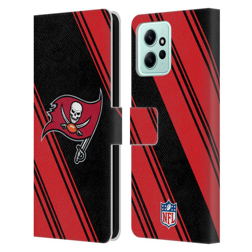 NFL Tampa Bay Buccaneers Artwork Stripes Leather Book Wallet Case Cover For Xiaomi Redmi 12