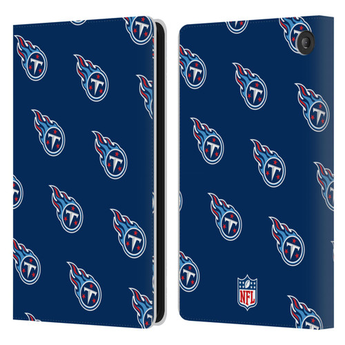 NFL Tennessee Titans Artwork Patterns Leather Book Wallet Case Cover For Amazon Fire 7 2022