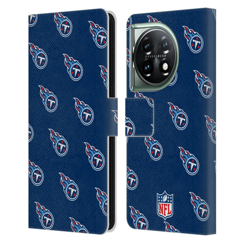 NFL Tennessee Titans Artwork Patterns Leather Book Wallet Case Cover For OnePlus 11 5G