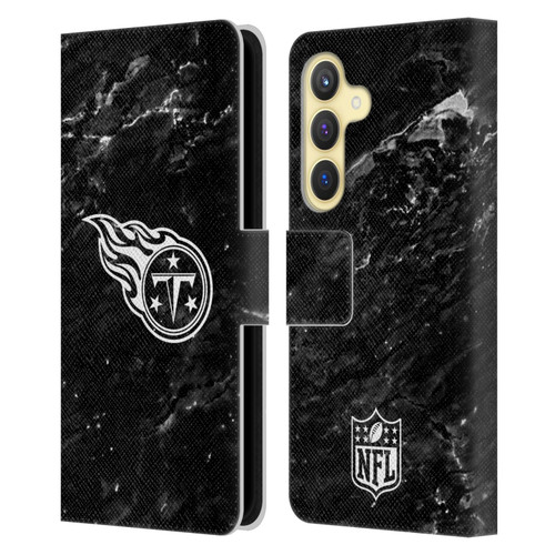 NFL Tennessee Titans Artwork Marble Leather Book Wallet Case Cover For Samsung Galaxy S24 5G