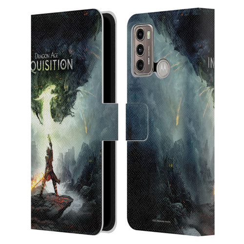 EA Bioware Dragon Age Inquisition Graphics Key Art 2014 Leather Book Wallet Case Cover For Motorola Moto G60 / Moto G40 Fusion