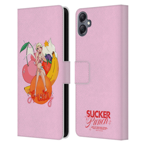 Chloe Moriondo Graphics Fruity Leather Book Wallet Case Cover For Samsung Galaxy A05