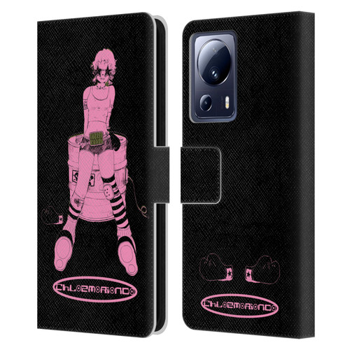 Chloe Moriondo Graphics Pink Leather Book Wallet Case Cover For Xiaomi 13 Lite 5G