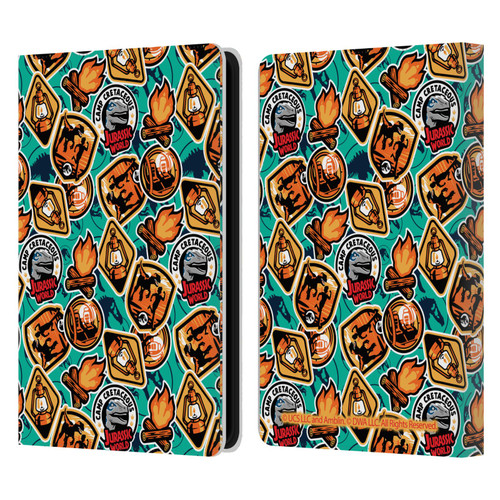 Jurassic World: Camp Cretaceous Character Art Pattern Leather Book Wallet Case Cover For Amazon Kindle Paperwhite 5 (2021)