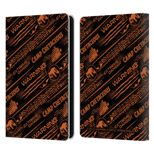 Jurassic World: Camp Cretaceous Character Art Pattern Danger Leather Book Wallet Case Cover For Amazon Kindle Paperwhite 5 (2021)