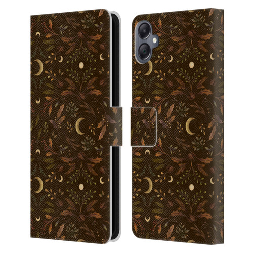 Episodic Drawing Art Winter Merry Patterns Leather Book Wallet Case Cover For Samsung Galaxy A05