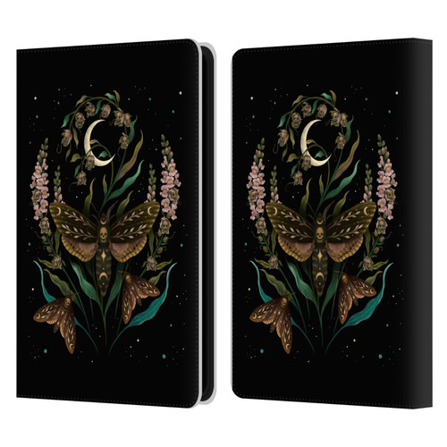 Episodic Drawing Illustration Animals Death Head Leather Book Wallet Case Cover For Amazon Kindle Paperwhite 5 (2021)