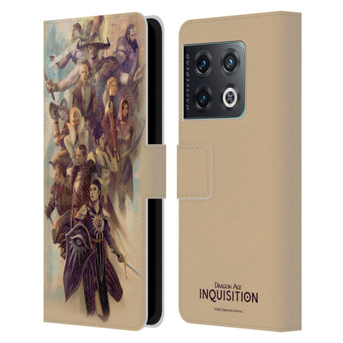 EA Bioware Dragon Age Inquisition Graphics Companions And Advisors Leather Book Wallet Case Cover For OnePlus 10 Pro