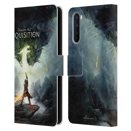 EA Bioware Dragon Age Inquisition Graphics Key Art 2014 Leather Book Wallet Case Cover For OnePlus Nord 5G