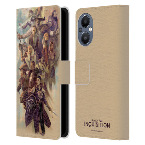 EA Bioware Dragon Age Inquisition Graphics Companions And Advisors Leather Book Wallet Case Cover For OnePlus Nord N20 5G