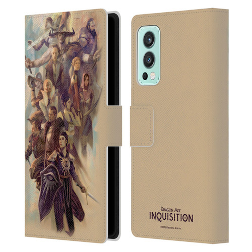 EA Bioware Dragon Age Inquisition Graphics Companions And Advisors Leather Book Wallet Case Cover For OnePlus Nord 2 5G