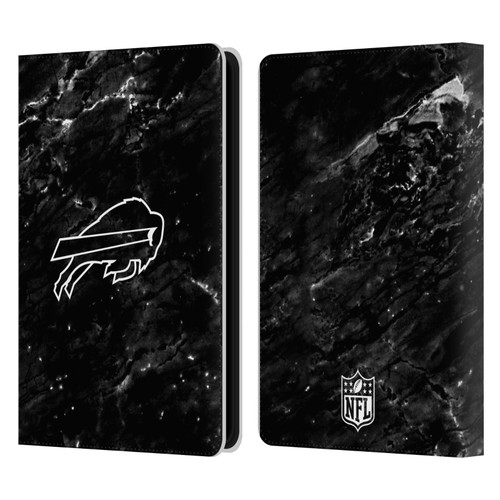 NFL Buffalo Bills Artwork Marble Leather Book Wallet Case Cover For Amazon Kindle Paperwhite 5 (2021)
