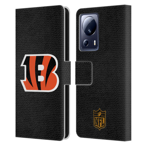 NFL Cincinnati Bengals Logo Football Leather Book Wallet Case Cover For Xiaomi 13 Lite 5G