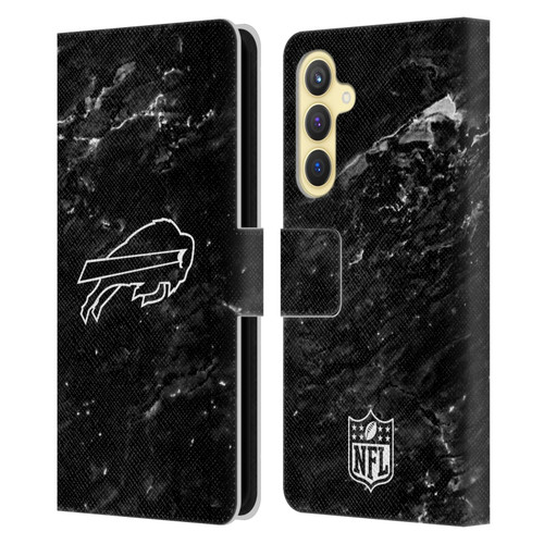NFL Buffalo Bills Artwork Marble Leather Book Wallet Case Cover For Samsung Galaxy S23 FE 5G