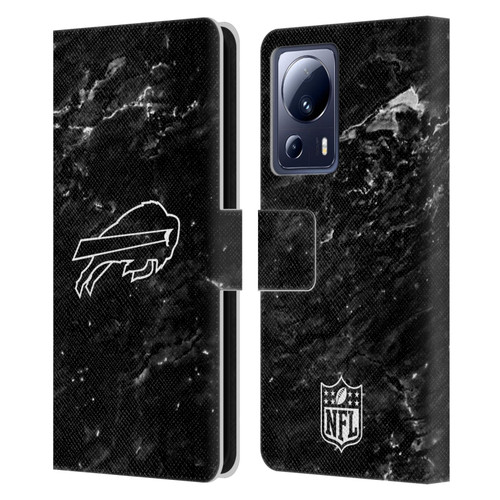NFL Buffalo Bills Artwork Marble Leather Book Wallet Case Cover For Xiaomi 13 Lite 5G