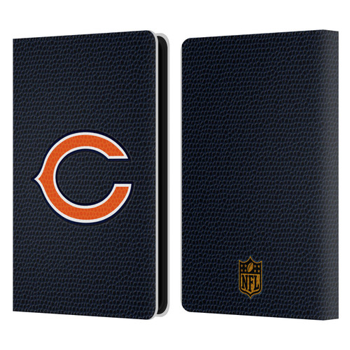 NFL Chicago Bears Logo Football Leather Book Wallet Case Cover For Amazon Kindle Paperwhite 5 (2021)