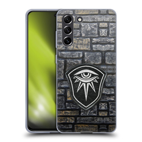 EA Bioware Dragon Age Inquisition Graphics Distressed Crest Soft Gel Case for Samsung Galaxy S21 FE 5G